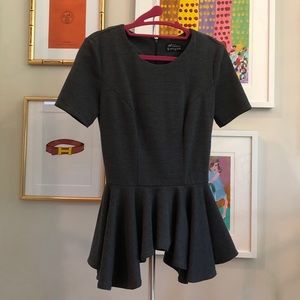 Torn By Ronny Kobo Peplum Top